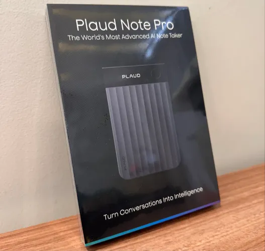 PLAUD Note Pro - até 12x - Prata | Gravador IA (Transcreve/Resume)
