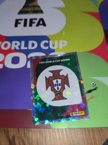 Figurinha Escudo de Portugal - Copa do mundo 2026 Panini original