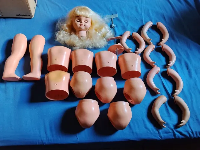 Lote de peças de reposição boneca Mãezinha 