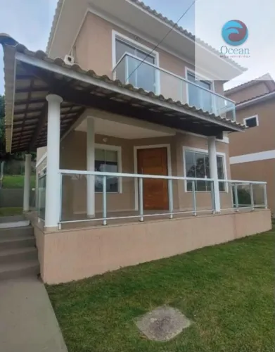 Maricá, Casa no Condominio Pedra da Mata com 4 Quartos ( sendo 1 suíte), 3 banheiros. Opor