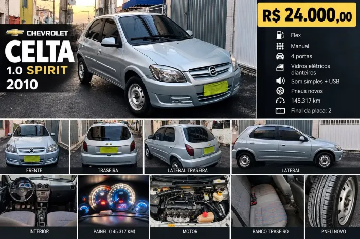 Chevrolet Celta Spirit/ LT 1.0 MPFI 8V Flexp. 5P 2011