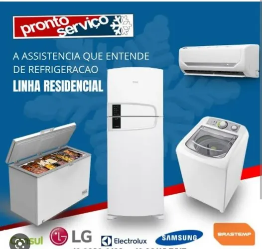 Conserto e manutenção de geladeira e máquina de lavar