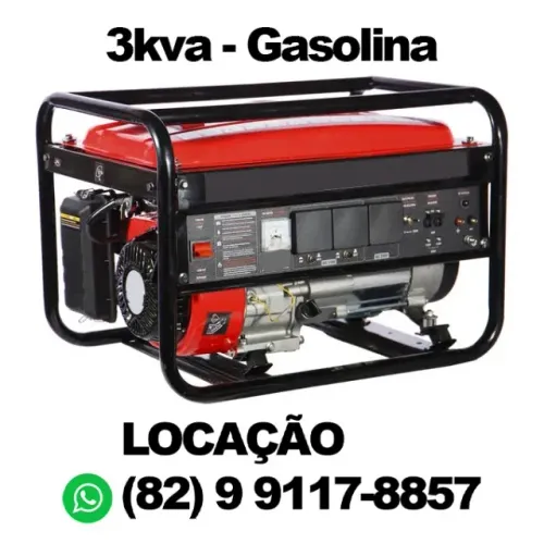 Gerador Portátil 3kva Gasolina - R$150