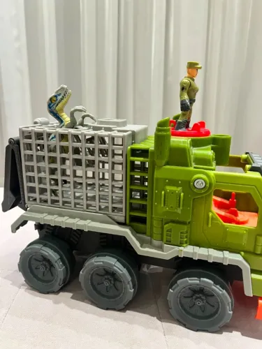 Brinquedo Caminhão Jaula Jurassic Park Imaginext