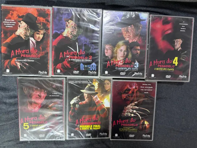 Coleção A HORA DO PESADELO - 7 filmes em DVD (Lacrados)