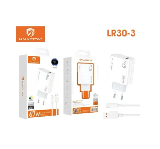 Carregador Turbo 67W Usb C H'maston