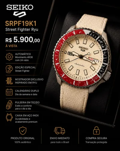 Seiko Street Fighter Ryu