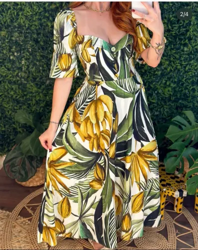 Vestido Farm Bananarte. Tamanho P