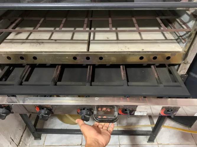 Forno industrial, 4 pedras
