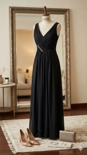Vestido longo feminino pouco usado