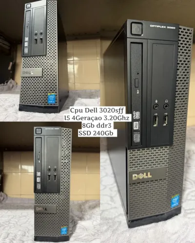 Computador Cpu Dell 3020 i5 4Geração 8Gb Ssd240Gb 