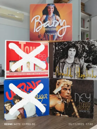 Boxes de CDs - Ney - Baby - Arnaldo (leia todo o anuncio - PREÇOS INDIVIDUAIS))