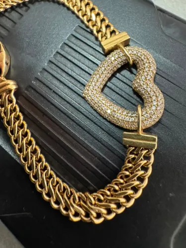 Pulseira Lacraia de ouro 11.32g 18k procedência garantia eterna