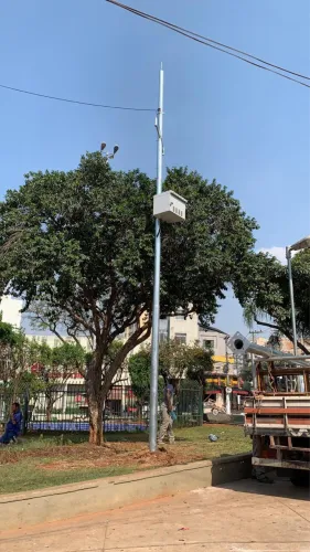 Poste 9 metros galvanizado