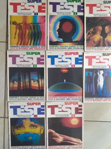 COLEÇÃO SUPER TESTE (INCOMPLETA) COM 8 FASCÍCULOS.