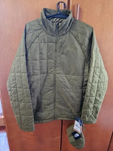 jaqueta the north face circaloft verde m original nova