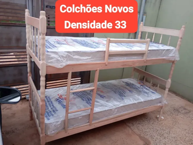 Beliche Com Colchões D33 Novos na Promoção 