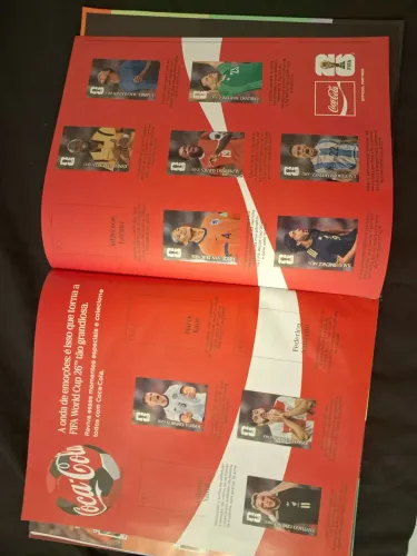 ALBUM COPA CAPA DURA QUASE COMPLETO