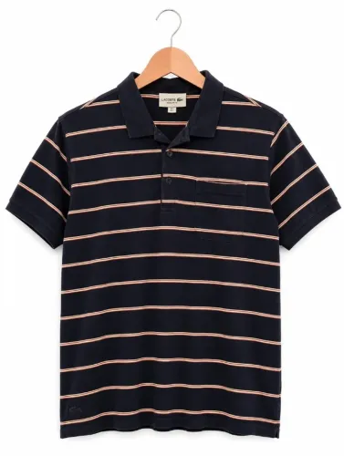 camisa polo lacoste original marinho - tam l
