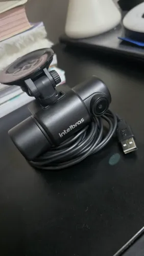 Câmera Veicular Resolução 2K+ Duo DC 3201 Preto Intelbras