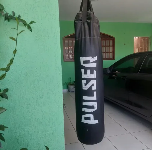 Saco de pancadas Pulser + suporte de aço inox - original