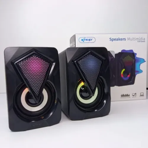 Caixa de Som Gamer Speaker 2.0 6w Rms P2 Usb para Pc/notebook Controle *ENTREGA GRÁTIS*