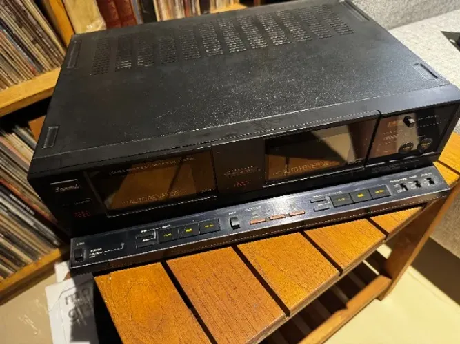 Tape Deck Duplo Sansui D-E750 Japão para restauro