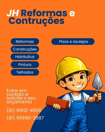Construção * reforma em geral disponivel