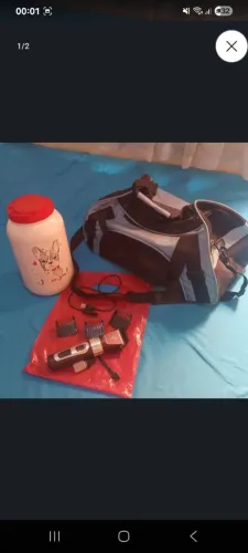 Bolsa Pet + Máquina Pet + Pote de Ração