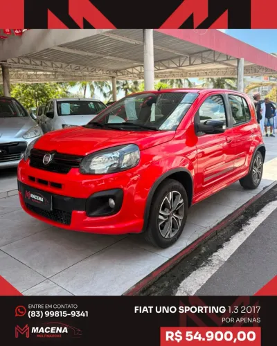 Fiat Uno Sporting 1.3 Flex 8V 5P 2017