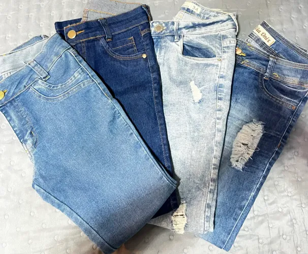 Calça jeans feminina juvenil 