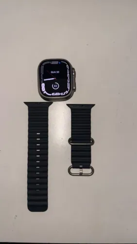 APPLE WATCH ULTRA SÉRIE 1, 49MM - TITÂNIO, 89% BATERIA - IMPECÁVEL