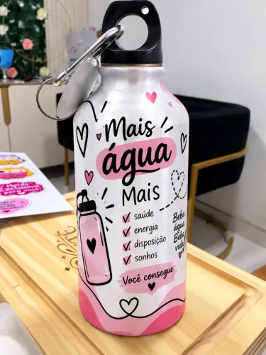 Garrafa Personalizada 500ml alumínio qualquer arte ou tema
