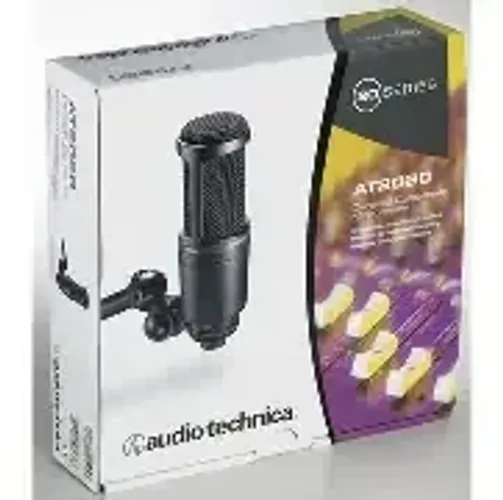 Audio Tecnica AT2020 Microfone condenser studio novo na Sommexe celzap 21- *