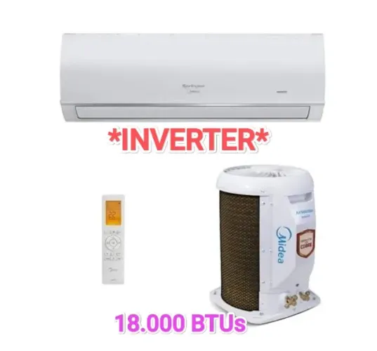 Ar Split Springer Midea INVERTER 18000 BTUs + Nota + 1 Ano Garantia