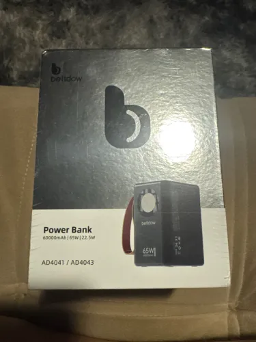 Powerbank 60000mAh 65w novo lacrado