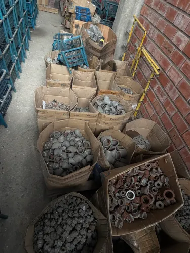 Lote conexões galvanizadas