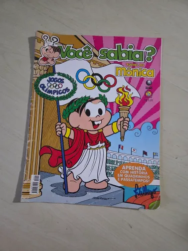 Revista você sabia? Turma da Mônica jogos olímpicos