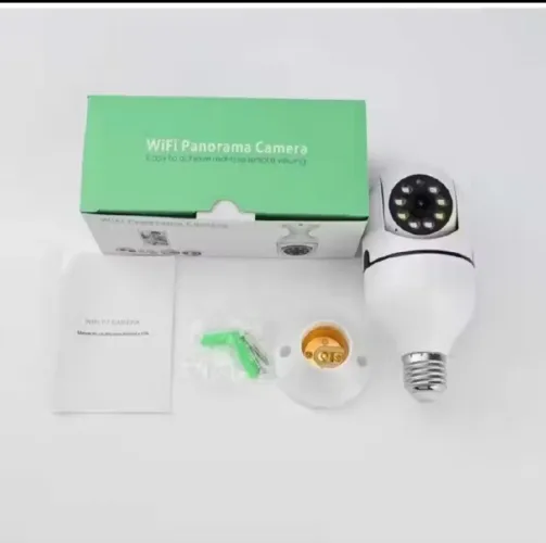 Câmera de segurança lâmpada sem fio wi-fi 360? visão noturna