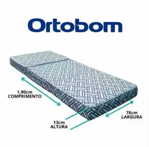 COLCHÃO DOBRÁVEL ORTOBOM 