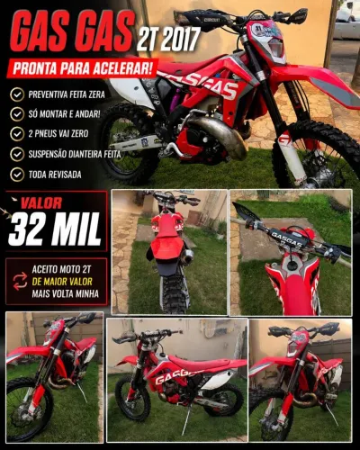 Gasgas 2017 2t 300cc trilha 