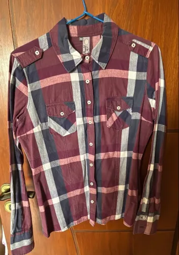 Camisa feminina xadrez khelf - tamanho M