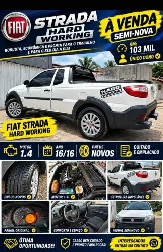 Fiat Strada Working 1.4 MPI Fire Flex 8V CE 2016