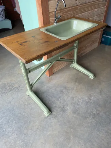Pia pra cozinha estilo industrial