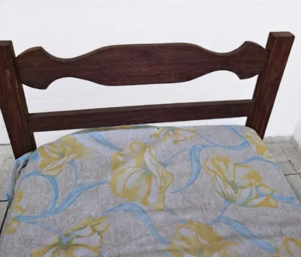 Cama de Solteiro em Madeira Maciça (Rústica)