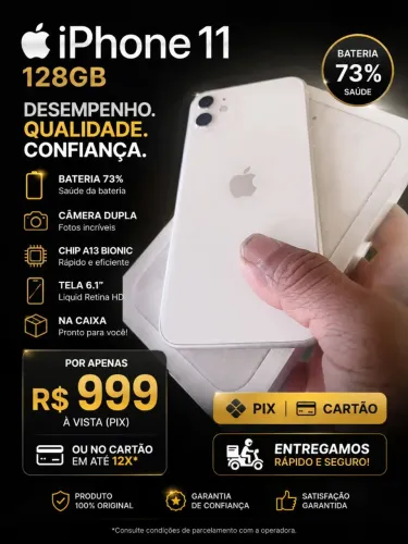 Iphone11 128gb na caixa