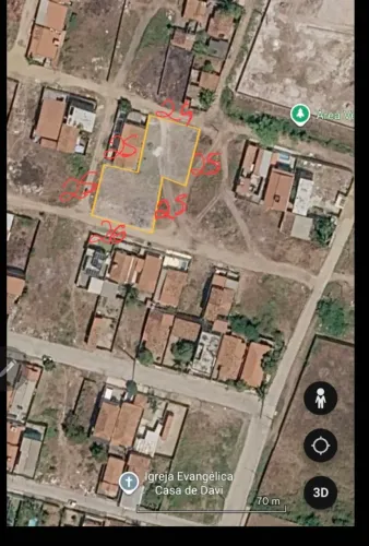 Oportunidade Única -4 Lotes Juntos -1.250m² - Próximo a Antiga Água Rabelo,KM 6 BR 230.