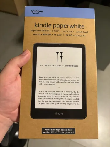 Kindle paperwhite 12 geração 32gb Signature Edition lacrado