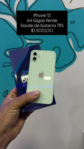 Seminovo: iPhone 12 64GB - Estado de Novo! | Loja Física