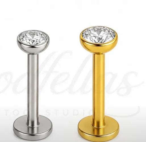 Pincerg Labret com zircônia titânio 